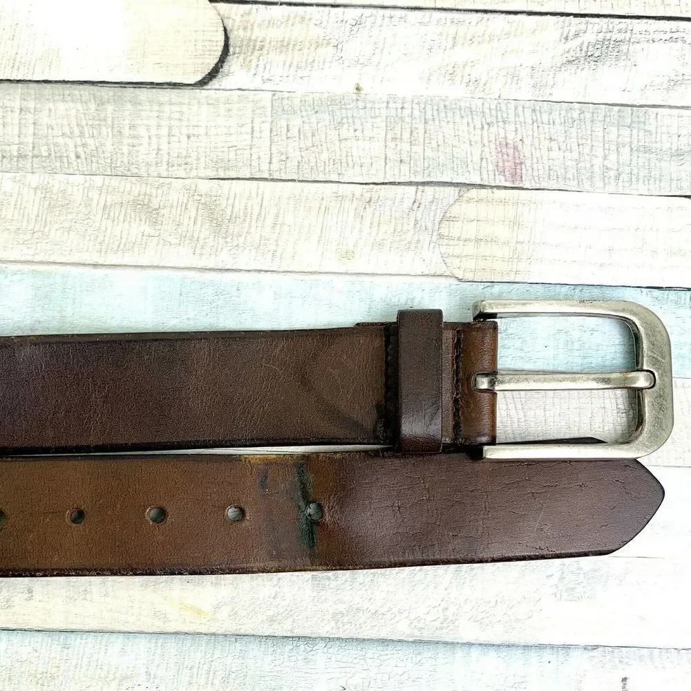 BROWN GENUINE LEATHER 1.5